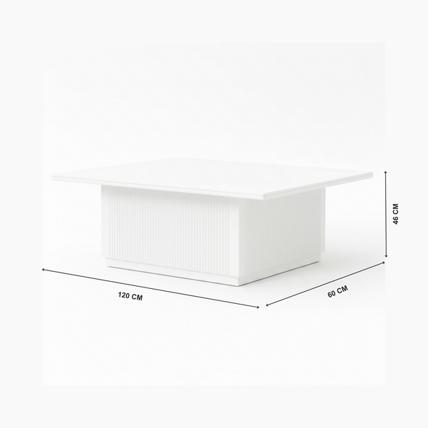 Riga Coffee Table with Dimensions from Living point