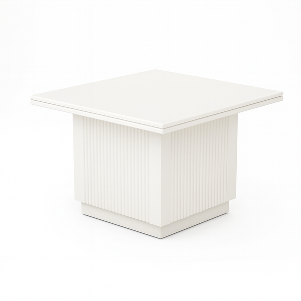 Riga End Table Front View from Living point