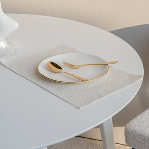 Riga Round Dining Table Close View from Living point