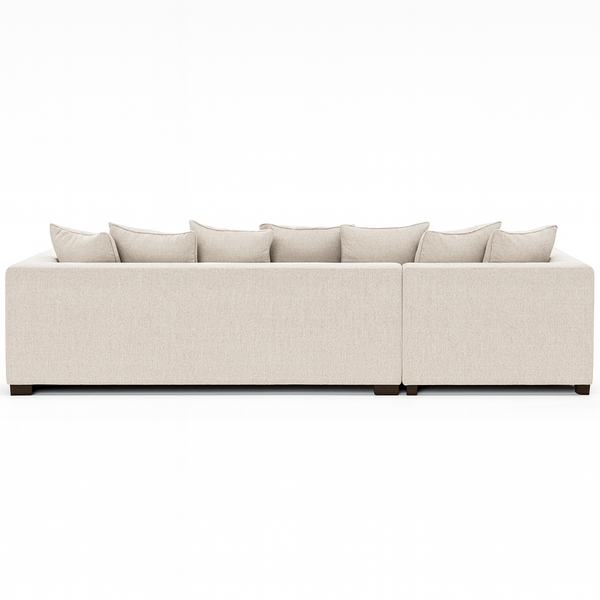 Rodez Corner L shape Sofa Backside View from Living point