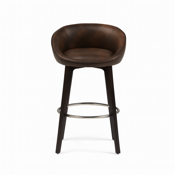 Ross Bar Stool Front Side View from Living point