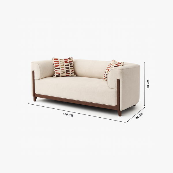Roxburry 2 seater sofa with dimensions from Living point