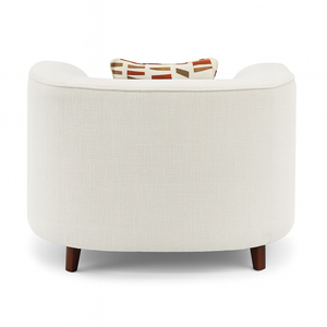 Roxbury Single Seater Sofa Back Side View from Living point