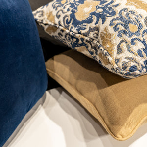 Royal Damask Wall Art & Decorative Pillows Corner View 2 from Living point