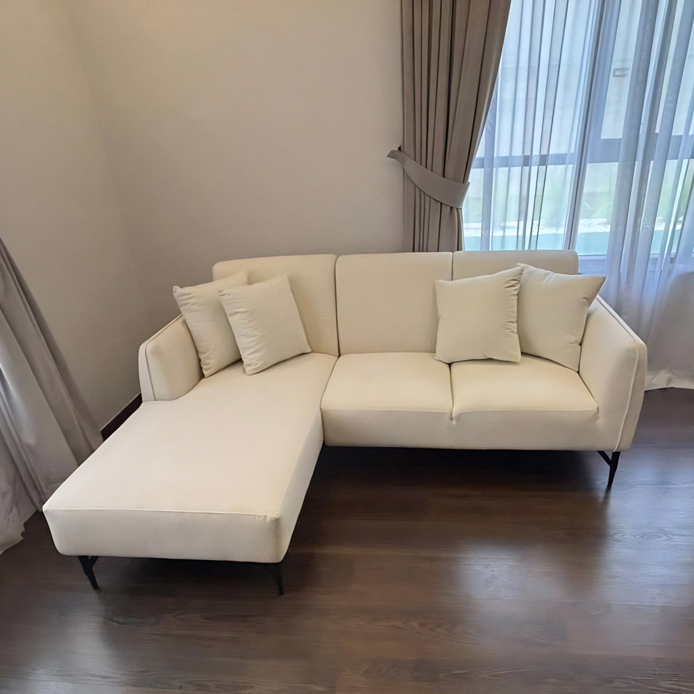 Sadq  L shape Sofa Livingpoint Furniture