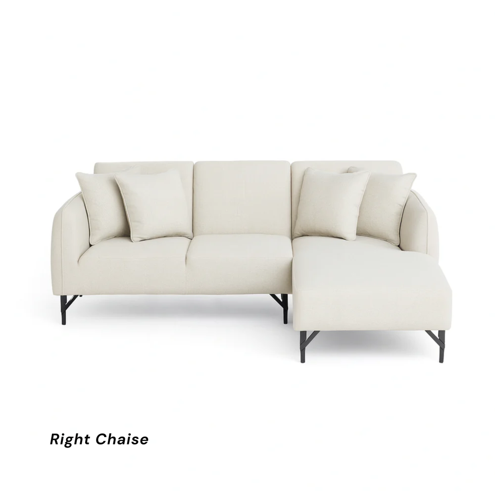 Sadq  L shape Sofa Livingpoint Furniture