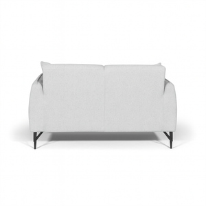 Sadq Soft Grey 2 Seater Sofa Back side view from Living point