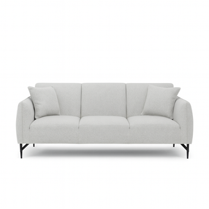 Sadq Soft Grey 3 Seater Sofa from Living point