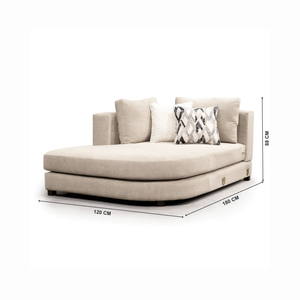 Scotland sofa chaise dimensions from Living point