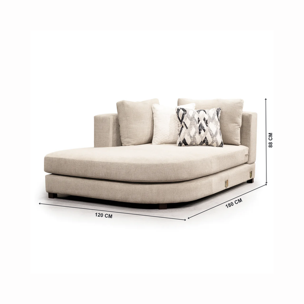 Scotland sofa chaise dimensions from Living point