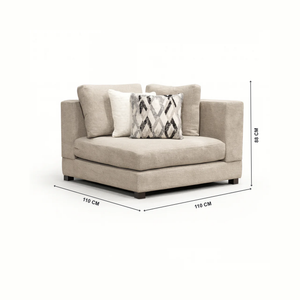 Scotland sofa corner peice with Dimension from Living point