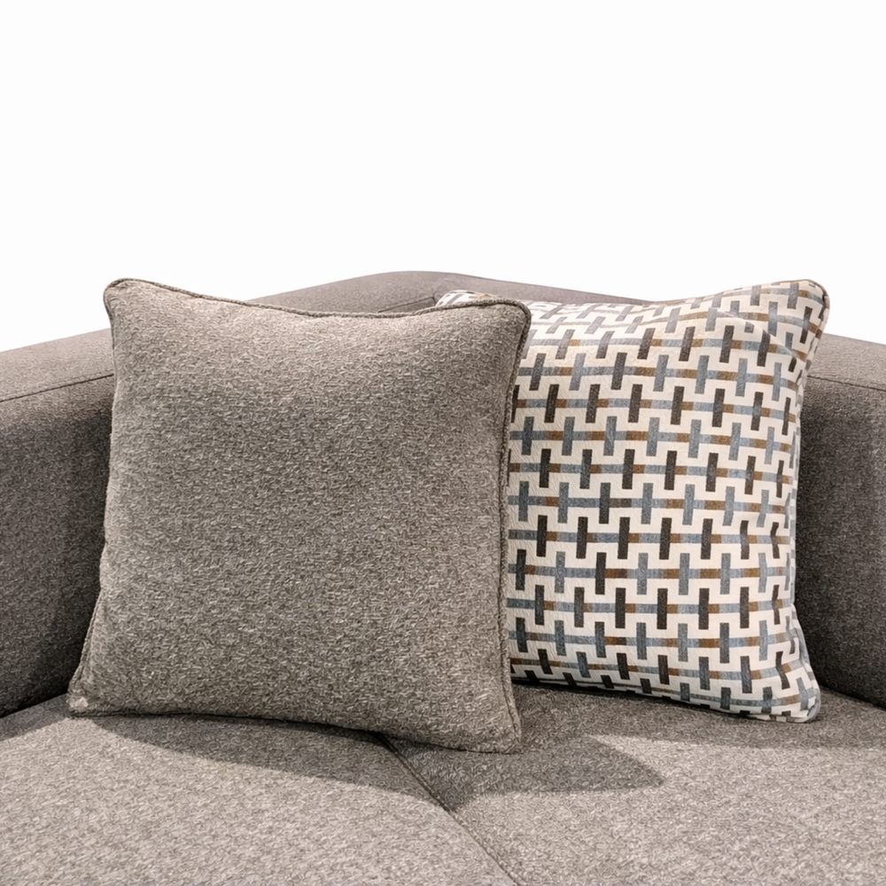 Slate Weave & Copper Chenille Pillow Set Living Point