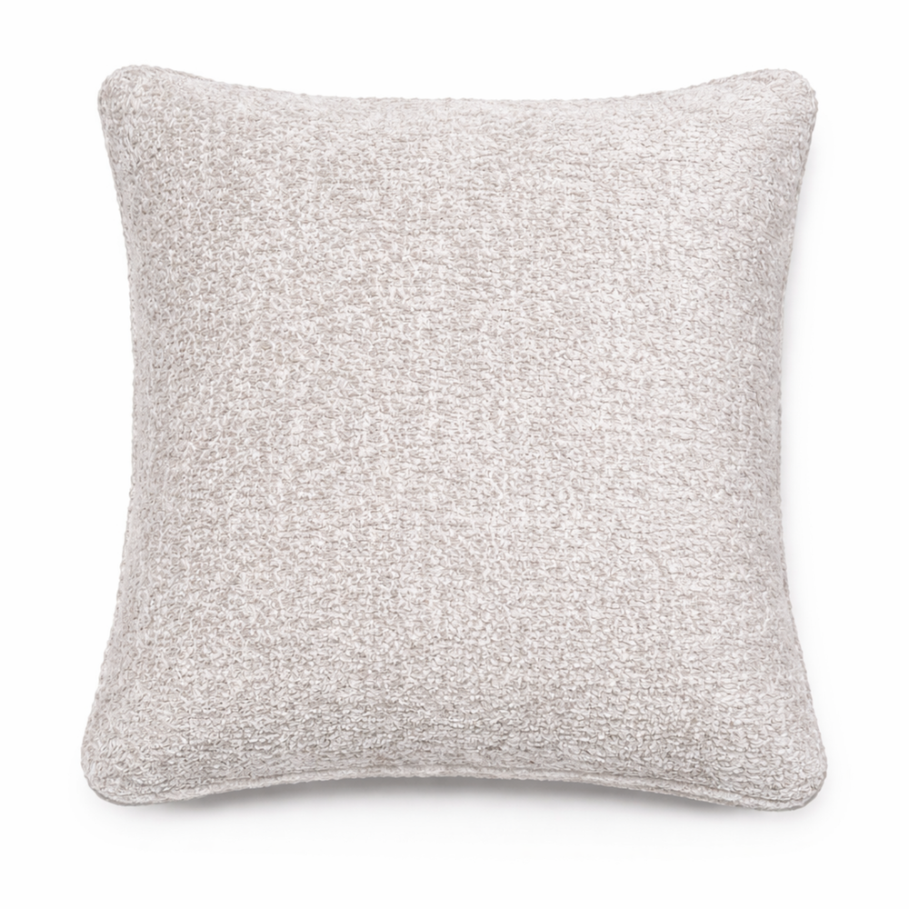 Cross Weave & Cream Textured Chenile Pillow Set Living Point