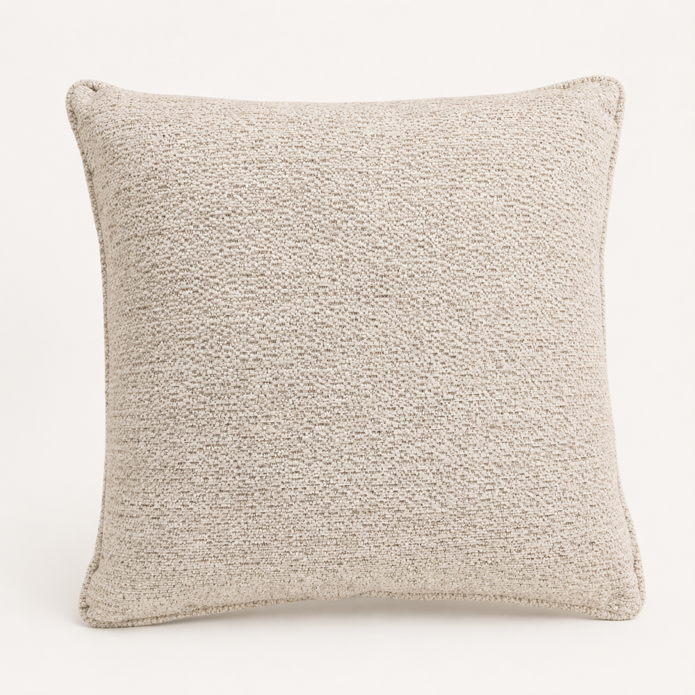 Raw Umber Chenille Pillow Living Point