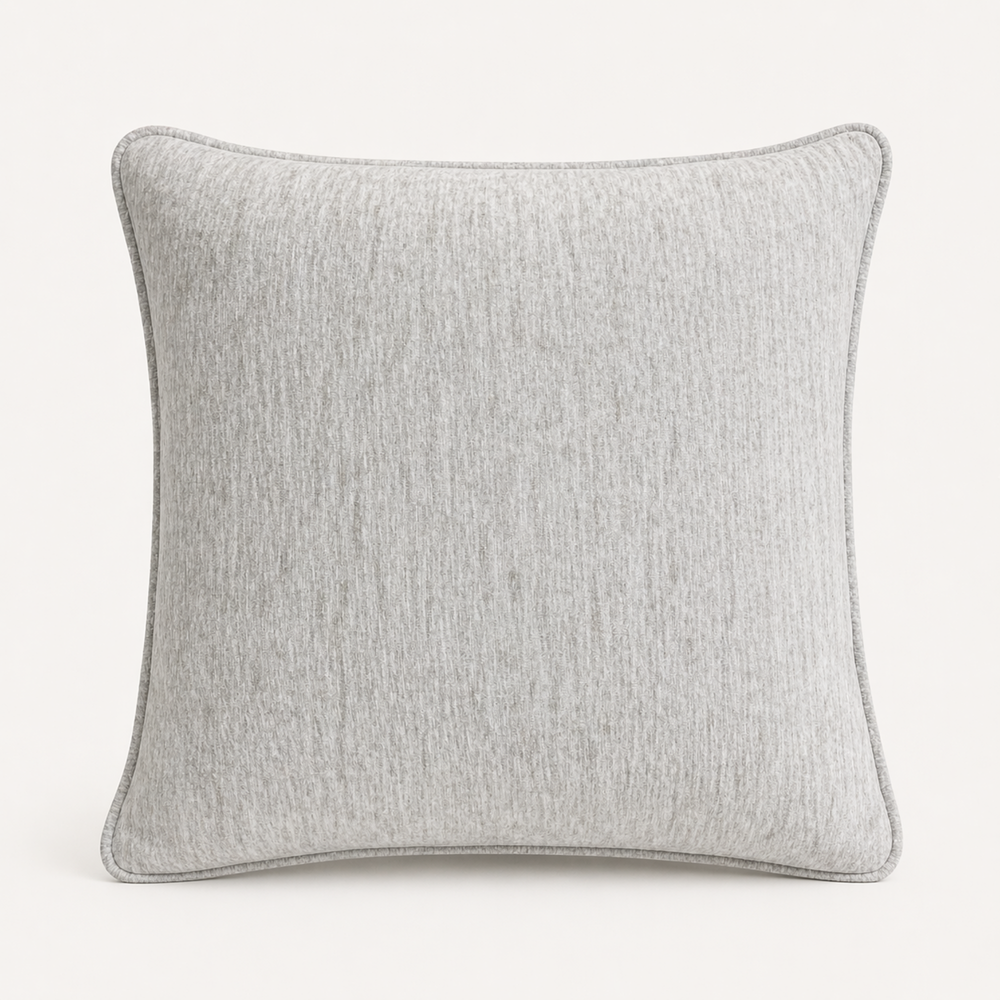 Cool Ash Chenille Pillow Living Point