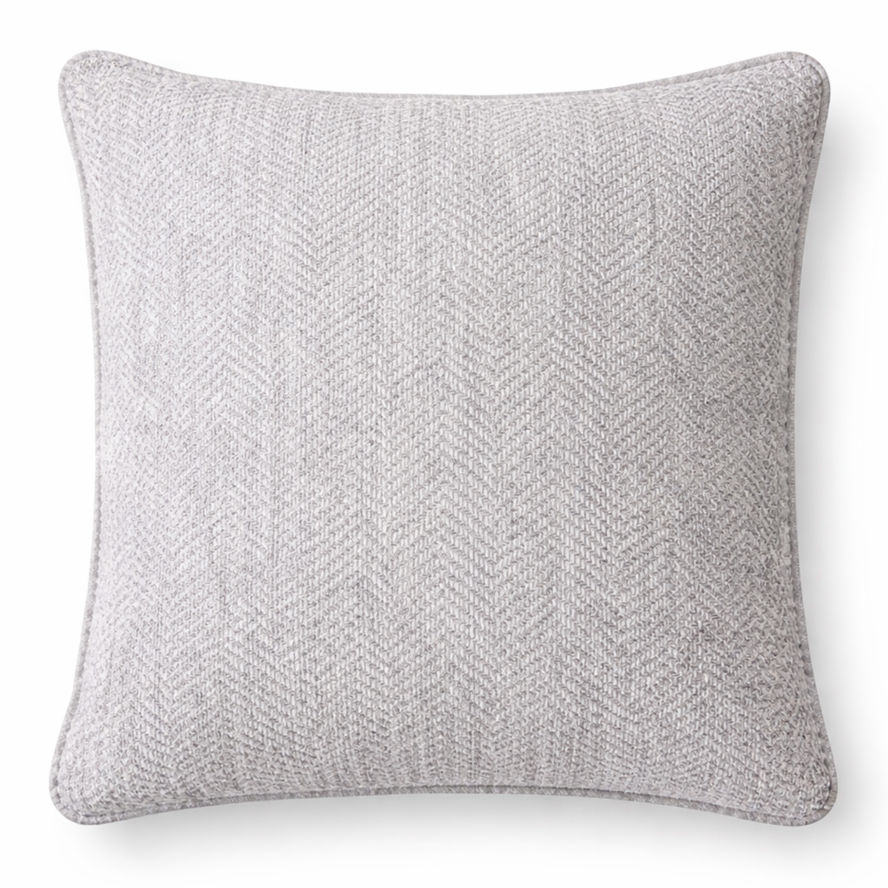 Silver Mist Chenille Pillow from Living Point