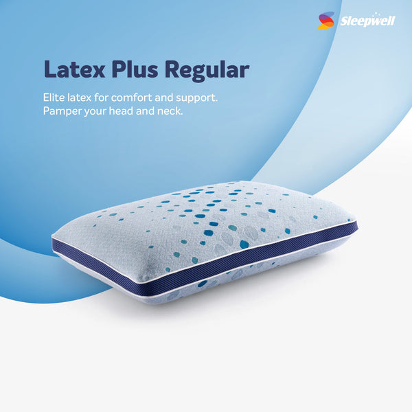 Sleepwell Latex Plus Regular Pillow with Latex plus regular from Living point