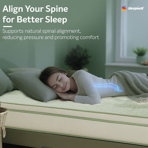 Sleepwell Pro Grid Mattress with Align Your Spine for Better Sleep from Living point