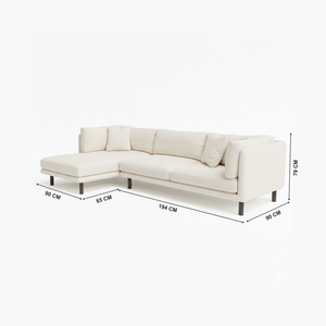 Spring Corner L Shape Sofa With Dimensions from Living point