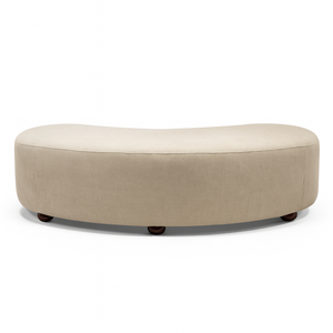 Sway Curved Bench Backside View from Living point