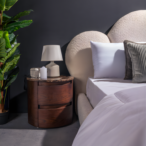Urban Marble top bedside table - Living Point. 