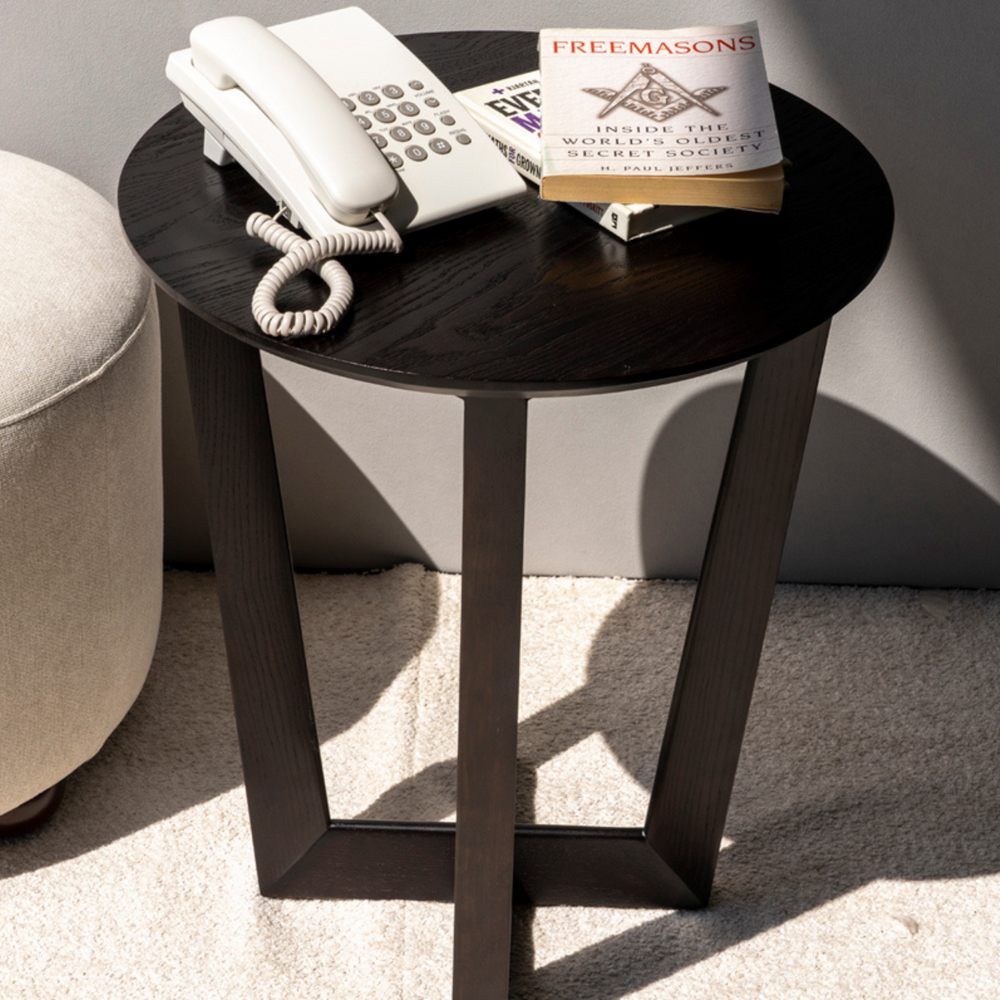 Urban Wooden End Table Lifestyle Image from Living point 