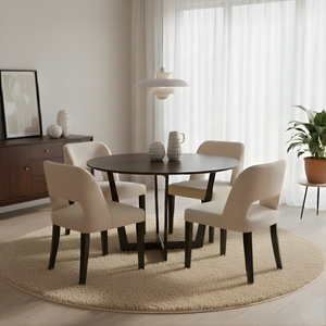 Urban Wooden Dining Table Lifestyle image from Living Point