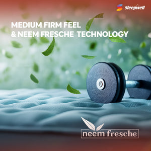 Utsav 2.0 Mattress with Medium Firm Feel & Neen Fresche Technology from Living point