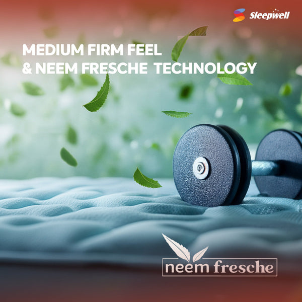 Utsav 2.0 Mattress with Medium Firm Feel & Neen Fresche Technology from Living point
