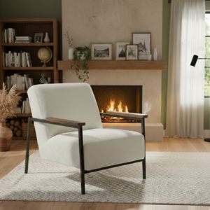 Verona Metal Accent Chair Lifestyle Image from Living point
