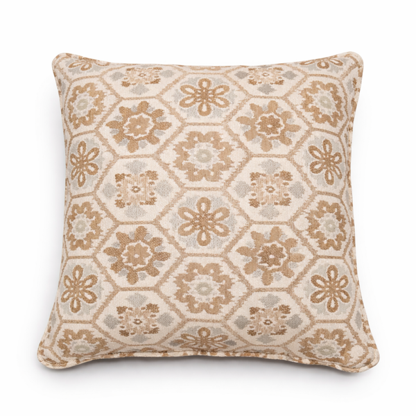 Vintage Flora Pattern Pillow from Living Point