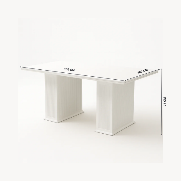 Wales Wooden Dining Table Living Point