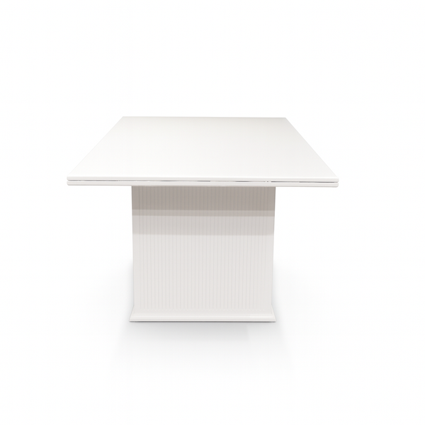 Wales Wooden Dining Table Side View from Living point