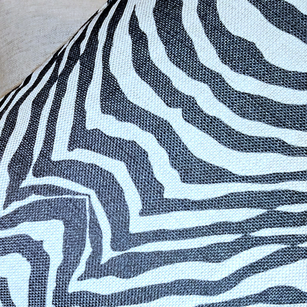 Zebra Printed Pillow from Living Point
