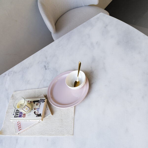 LARSON 6 SEATER MARBLE TABLE - Image 4