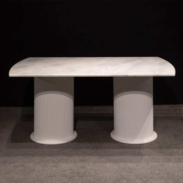 LARSON 6 SEATER MARBLE TABLE